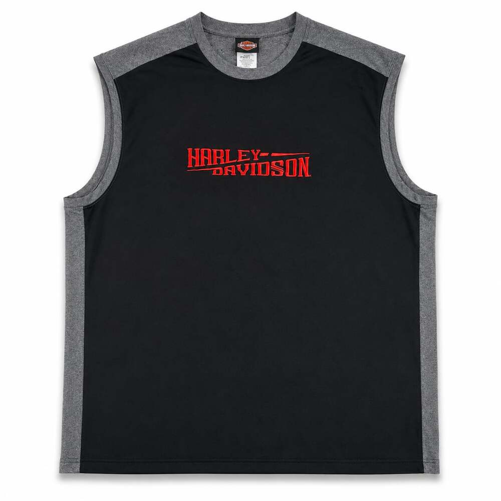 Harley-Davidson 2005 Daytona Bike Week Sleeveless Shirt Men's 3XL Gray Black